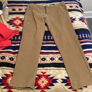 Weatherproof relaxed fit brown pants 34X30